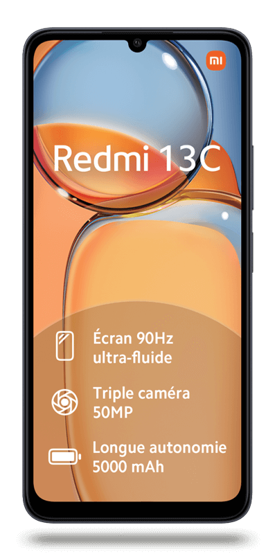 Xiaomi Redmi 13C Noir 128 Go