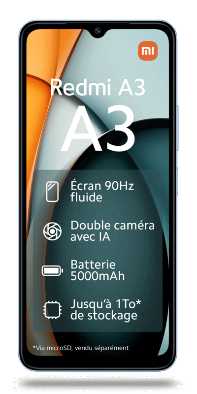 Xiaomi Redmi A3 Bleu 64 Go